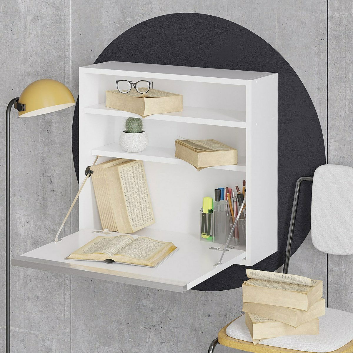 Pracovný stôl Optimum White