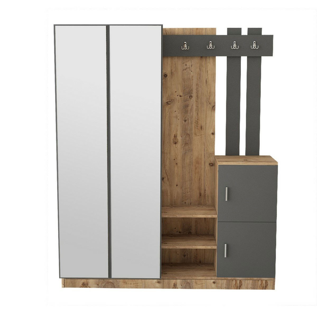 Predsieňová zostava Dany Atlantic Pine and Anthracite