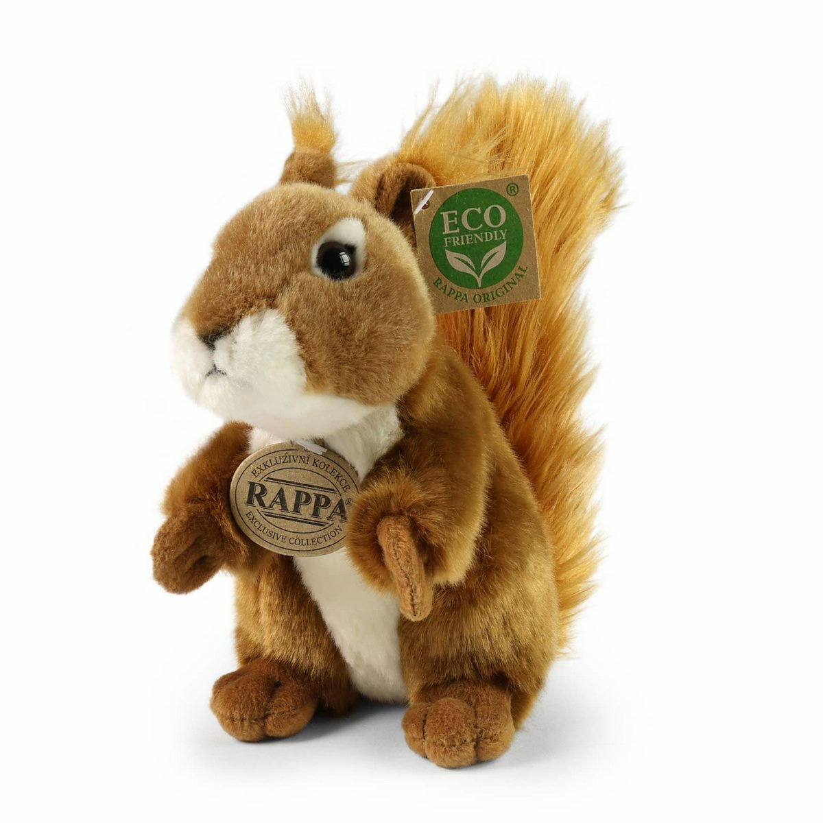 Rappa Plyšová veverička 20 cm ECO-FRIENDLY