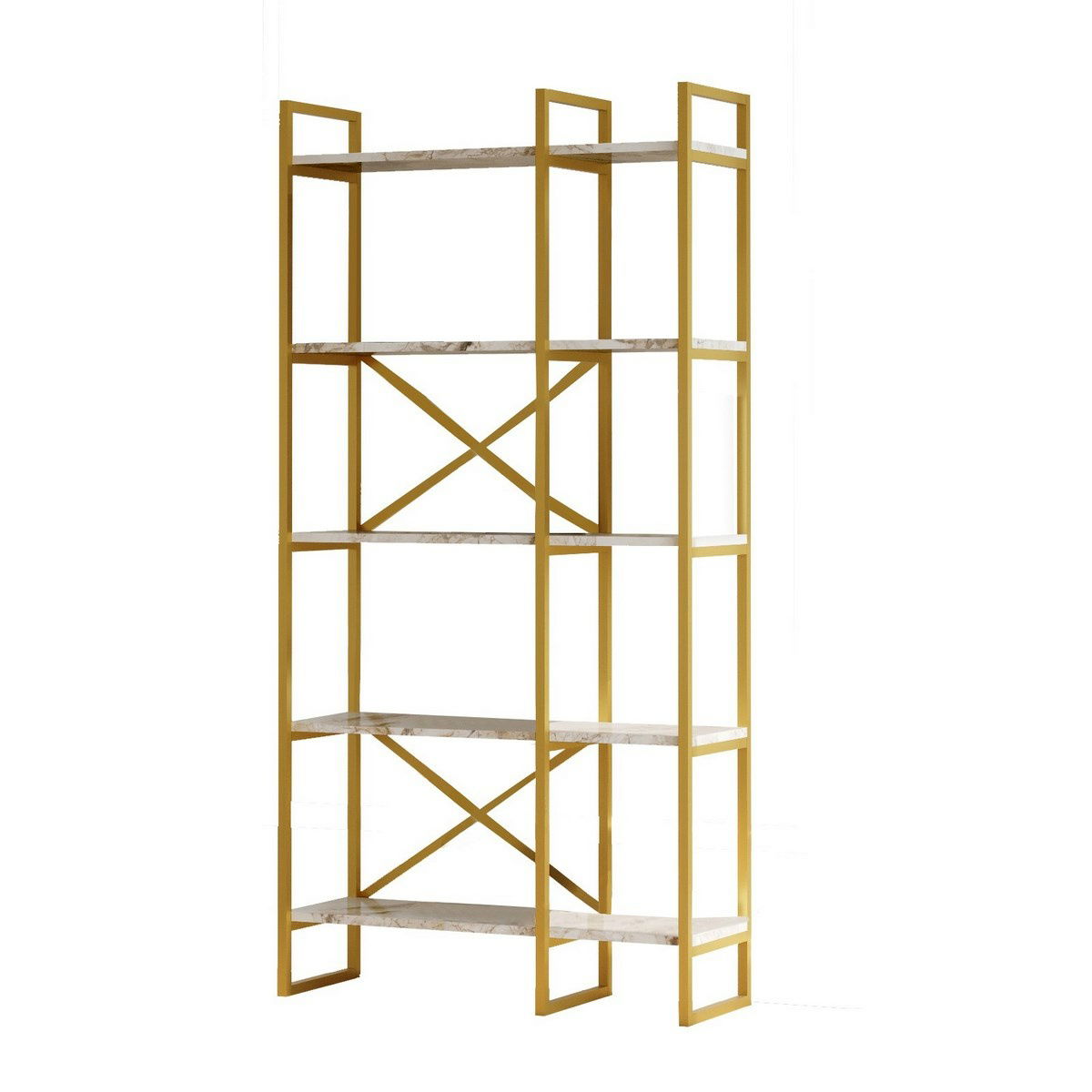 Regál Vento Double Marble and Gold, M