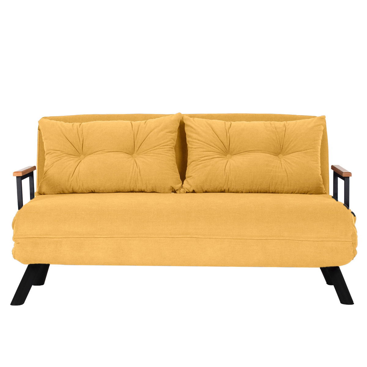 Rozkladacia pohovka Sando 2 Mustard