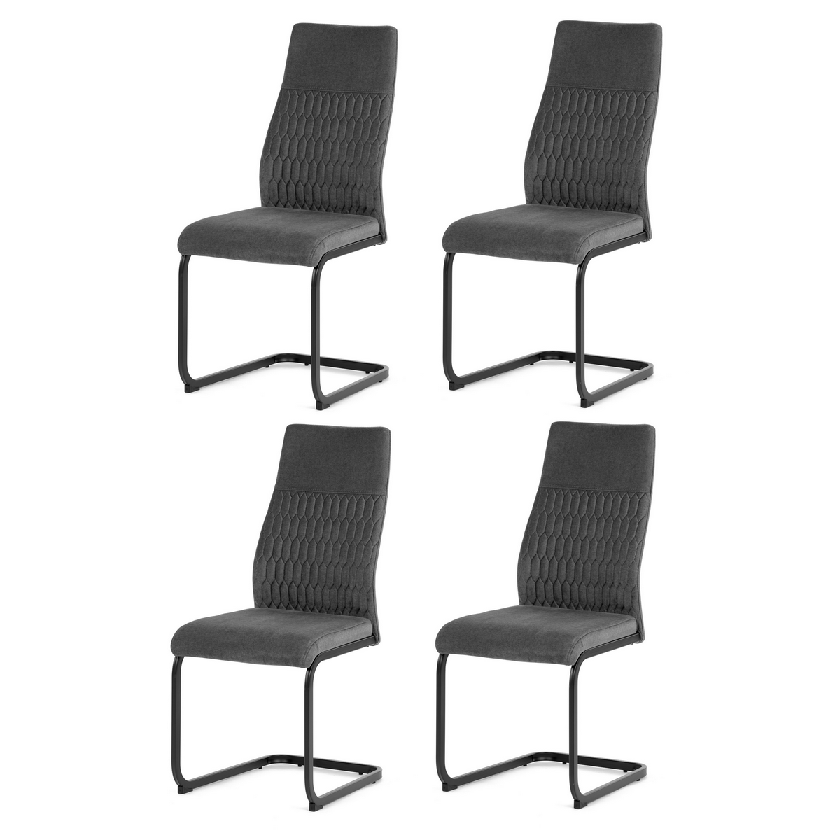 Sada jedálenských stoličiek DCL-X7018 GREY2, 4 ks