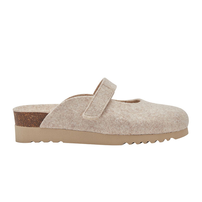 Scholl Pantofle Dolly Strap, béžová, veľ. 40, 40 EU