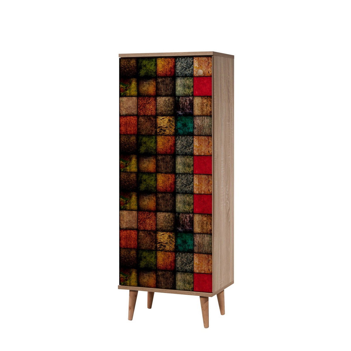 Skrinka na topánky Mega Sonoma Oak Cubes