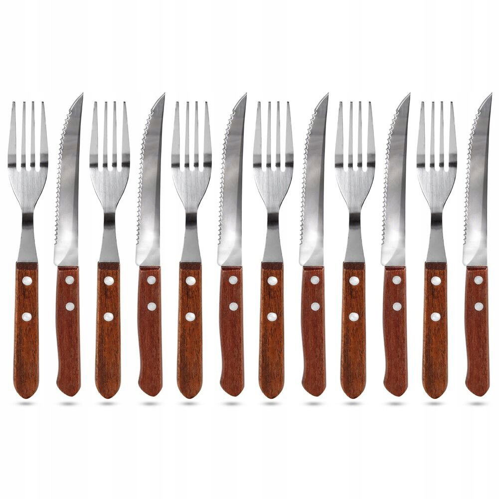 Steakový set HAPPY GREEN, 12 dílů