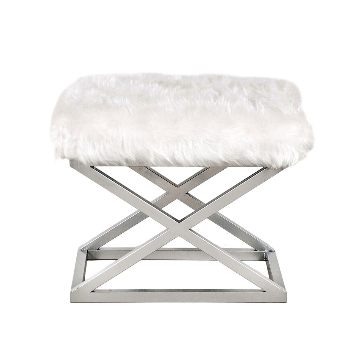 Stolička Capraz Plush White