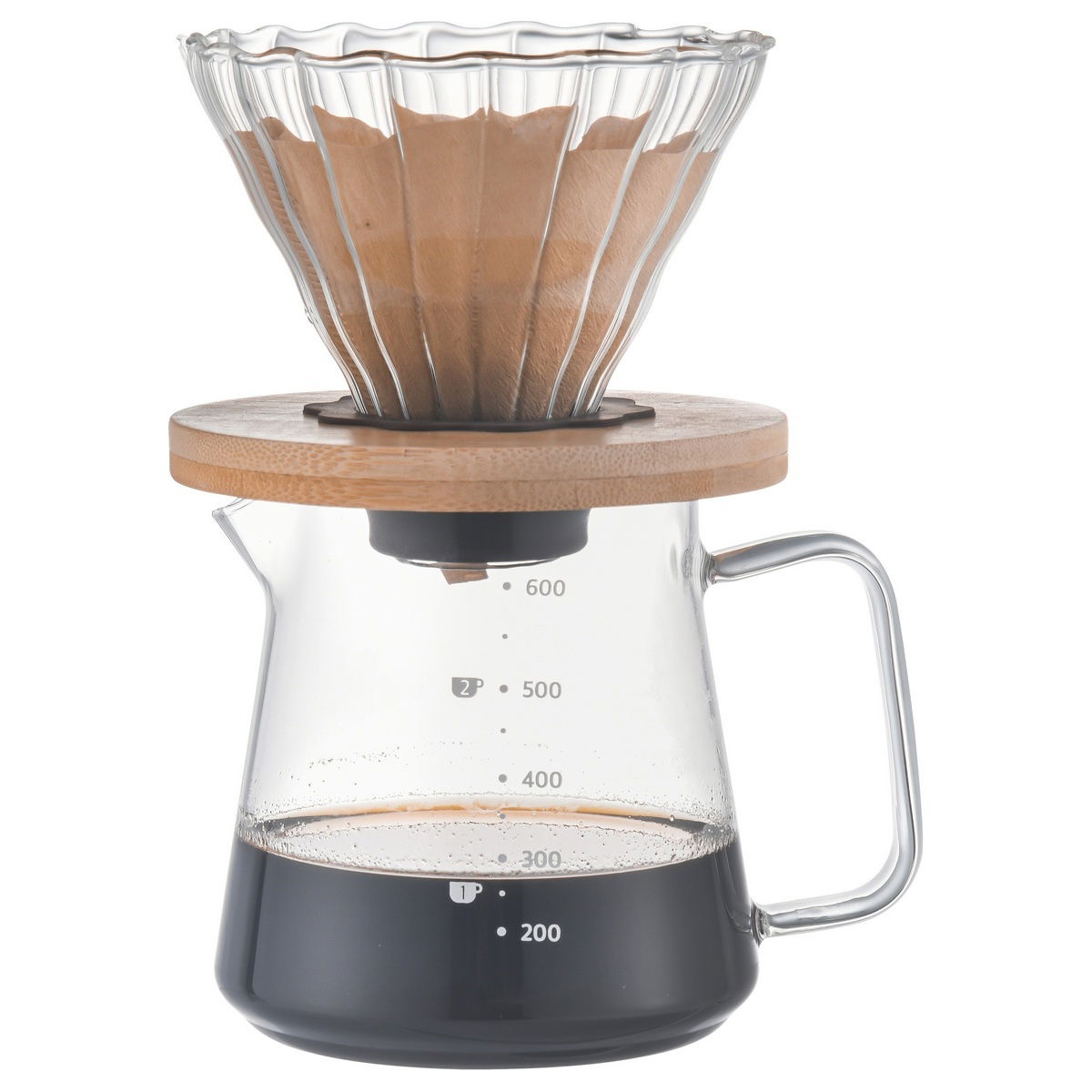 Súprava na prekvapkávanú kávu Dripper, 600 ml