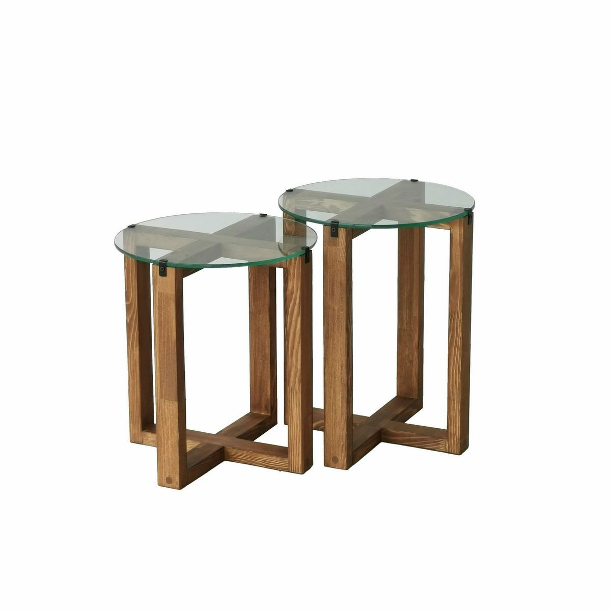 Súprava odkladacích stolíkov Amalfi Walnut, 2 ks