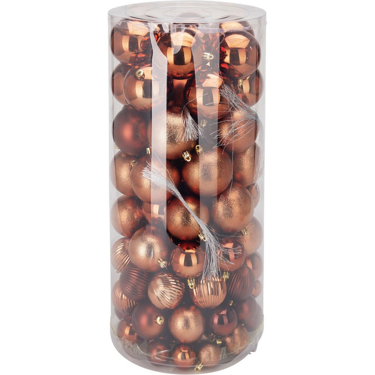 Súprava vianočných ozdôb Golden Brown, 100 ks, plast