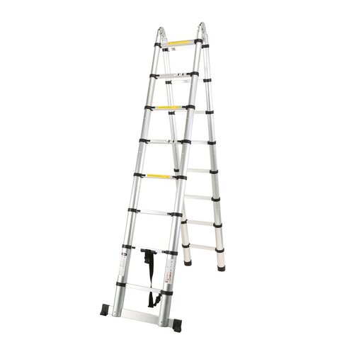 Teleskopický rebrík, 2 x 2,5 m, L