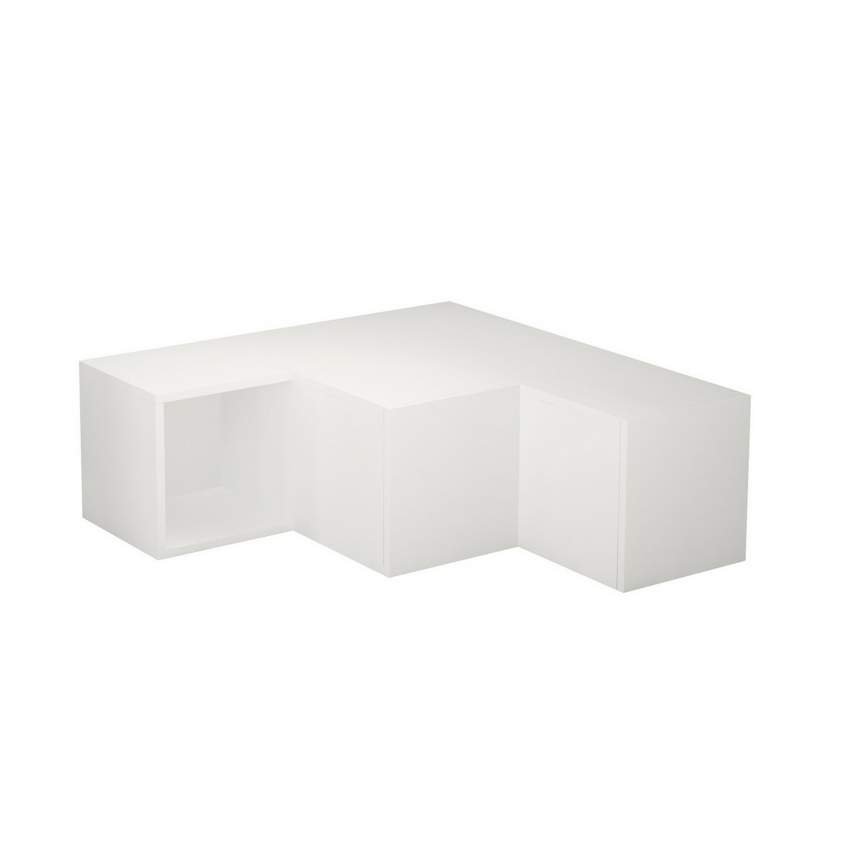 Televízny stolík Compact White