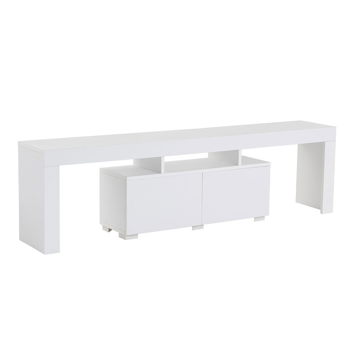 Televízny stolík Enclave Natural White