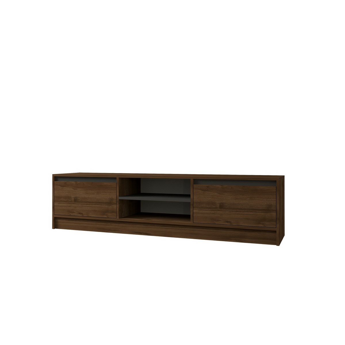 Televízny stolík Olca Walnut and Anthracite