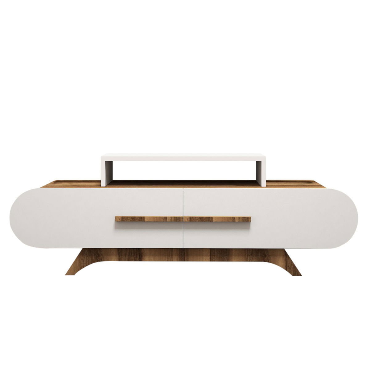 Televízny stolík Rose Walnut White