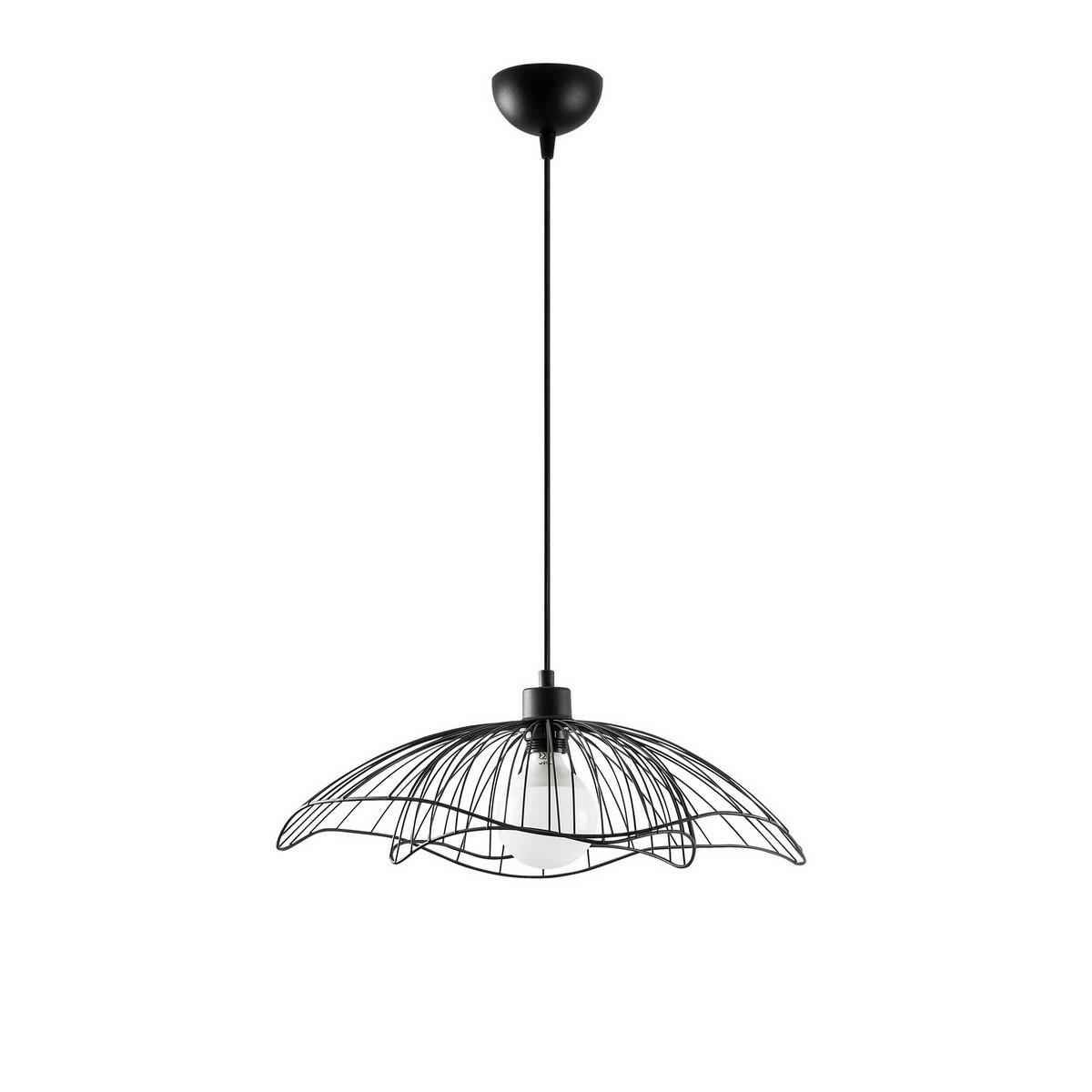 Závesný luster Farac - 6380, čierna