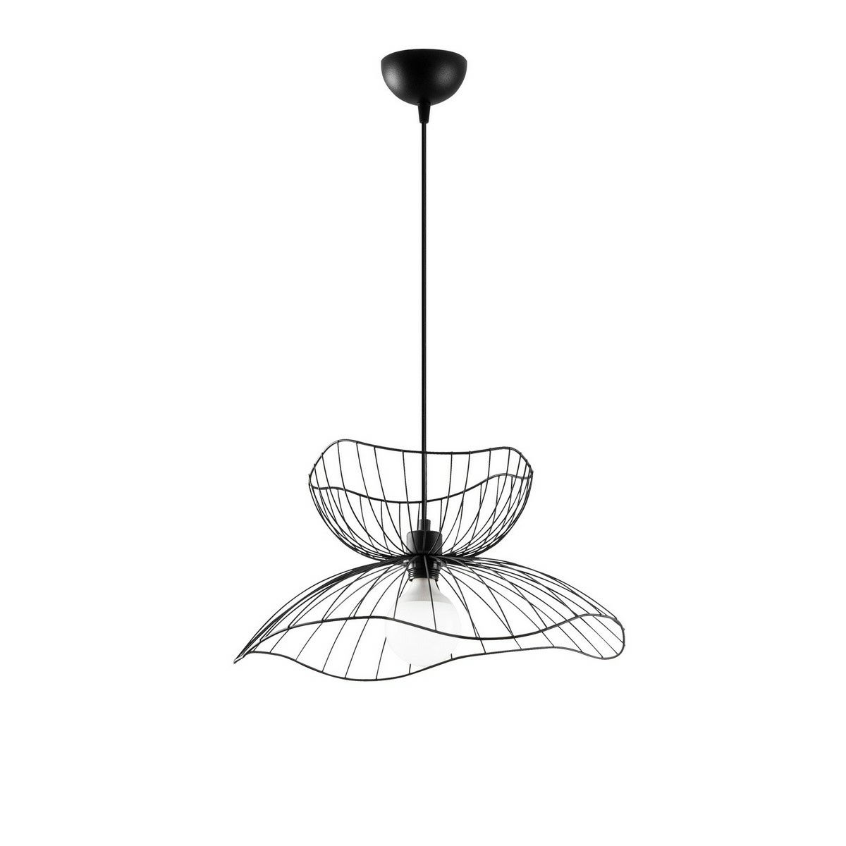 Závesný luster Farac duo - 6390, čierna