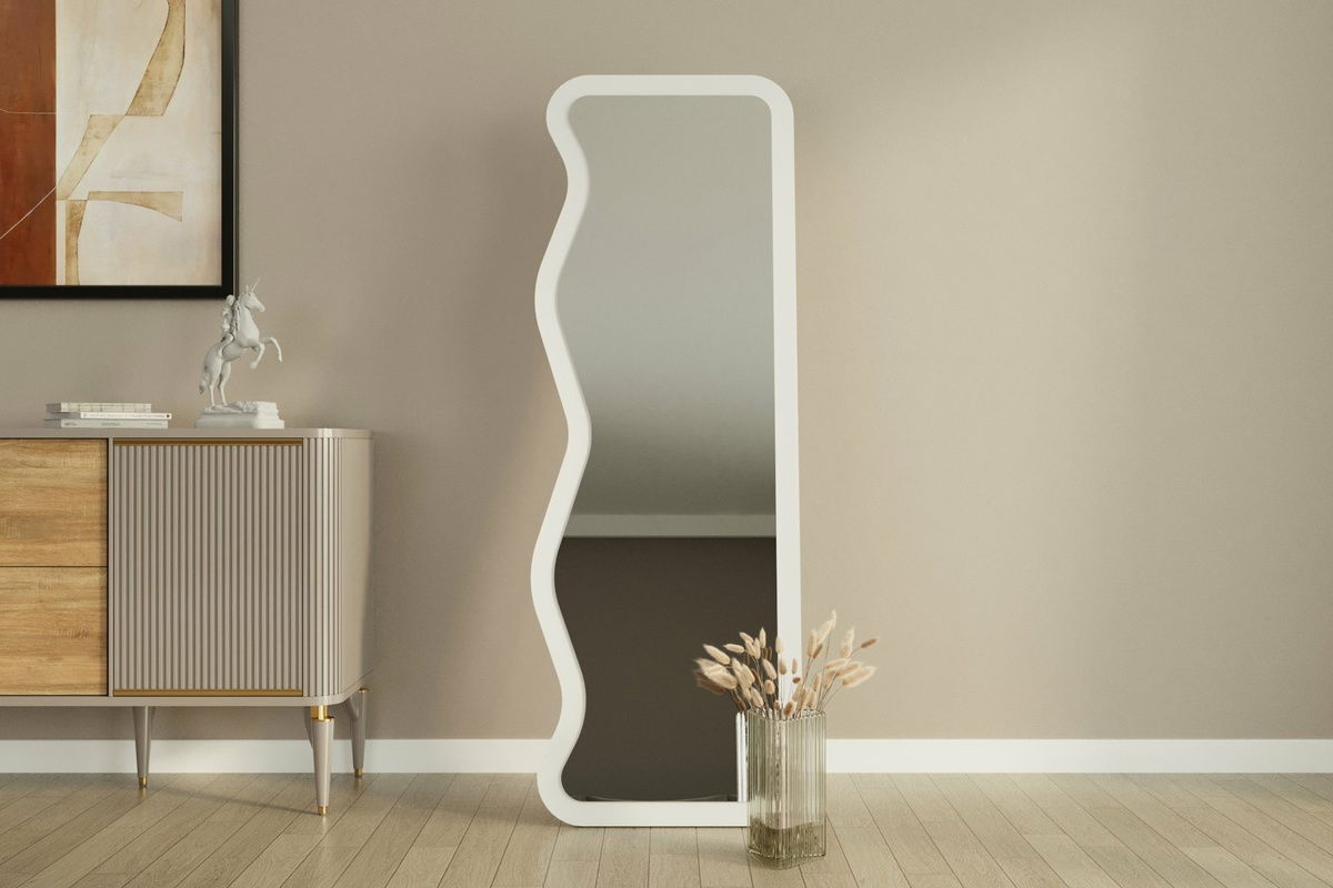 Zrkadlo Asel White 50 x 160 cm