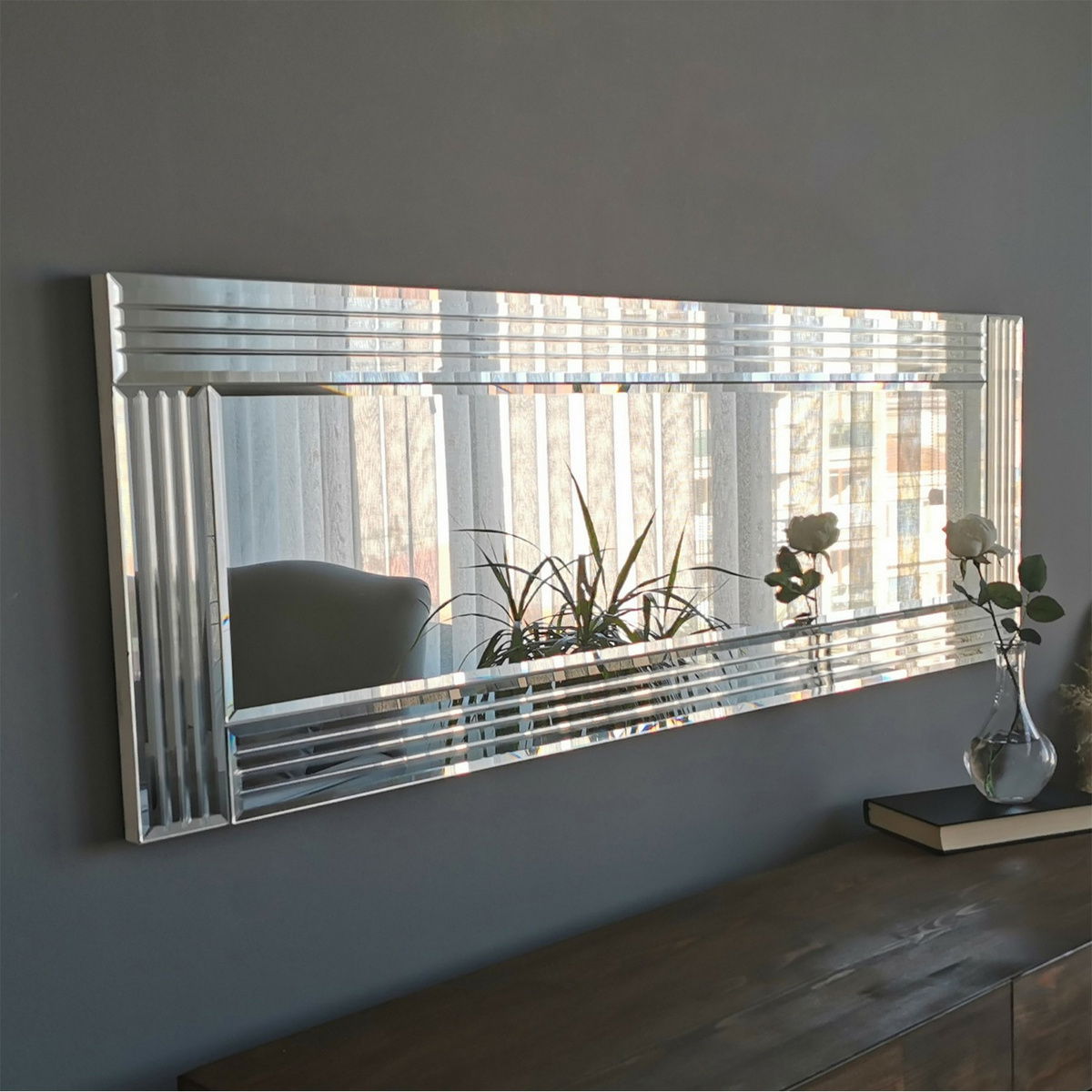 Zrkadlo Silver A 40 x 120 cm