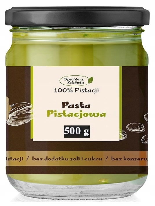 100 % Pistáciová Pasta Nátierka Pistáciový Krém Z Pistácie 500G B
