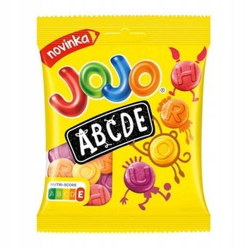 1x 80 g Jojo želé abeceda
