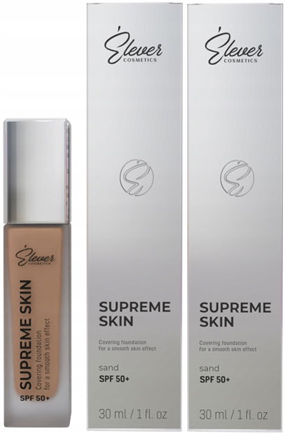 2 kusy Supremeskin Sand 30 ml Elever Ľahká konzistencia bez efektu masky