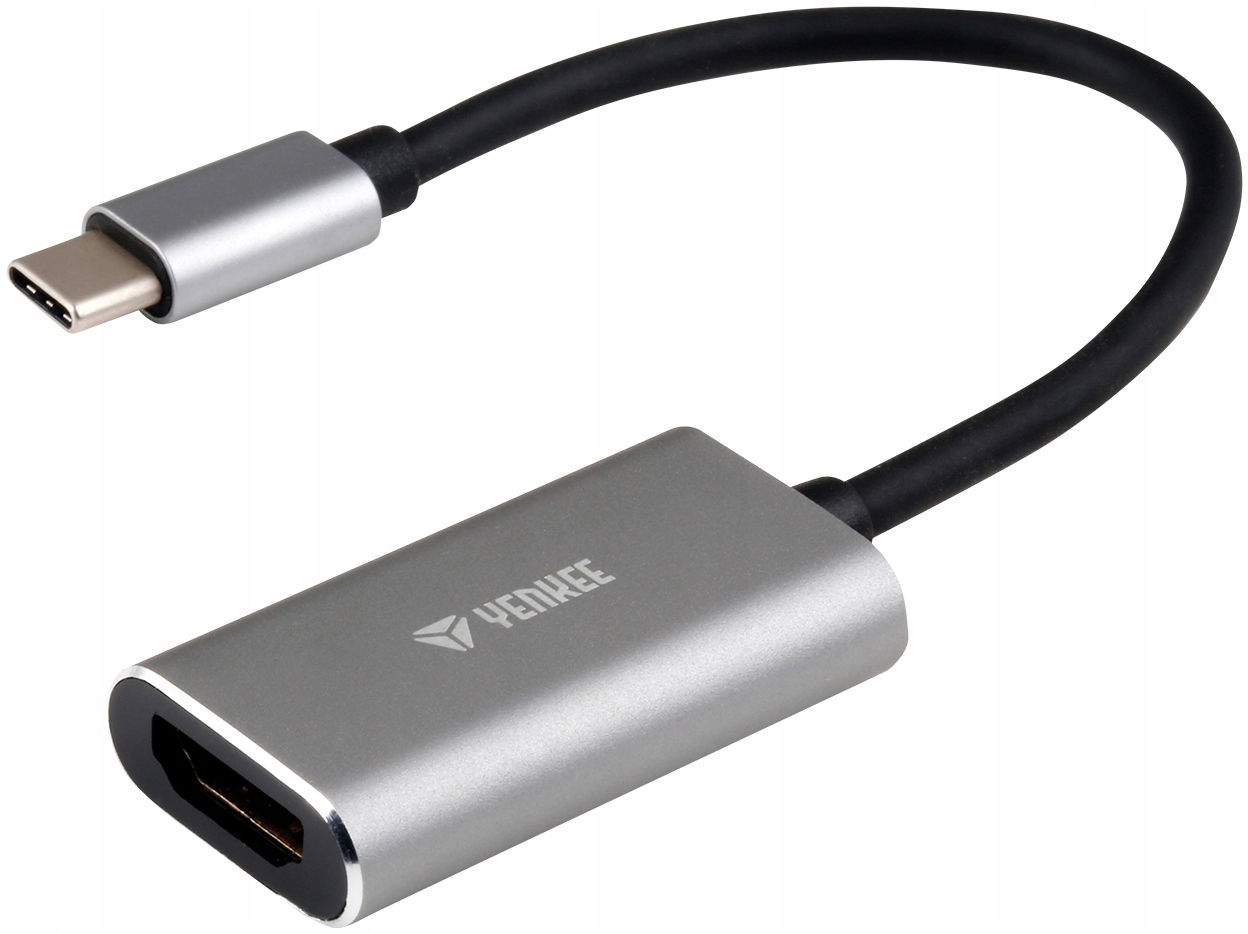 2 x adaptér Yenkee Usb-c TypC Hdmi 4K Alu