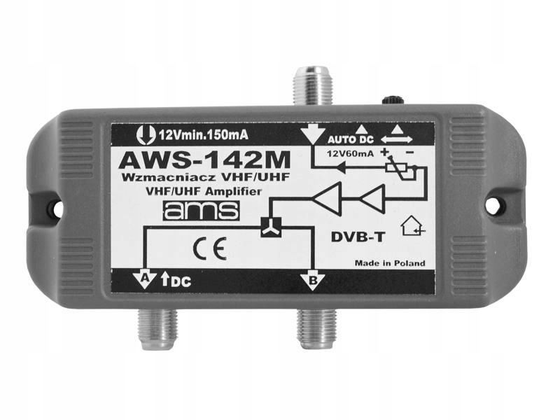 2 x Anténový Zosilňovač Ams AWS-142 M
