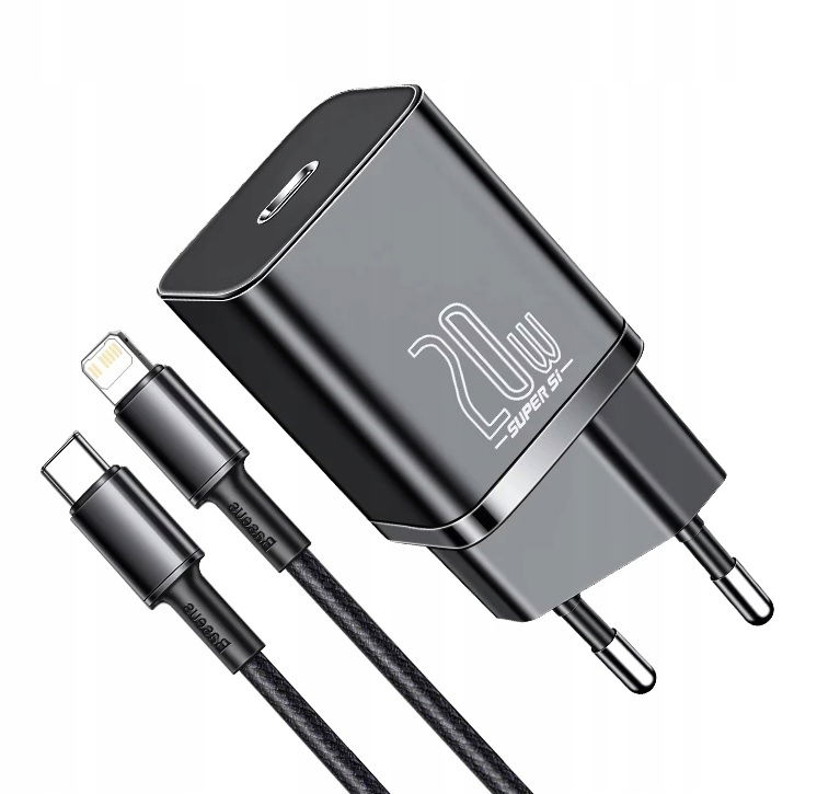 2 x Baseus Rýchla Nabíjačka Pre Iphone Usb-c Pd 20W Kabel Lightni