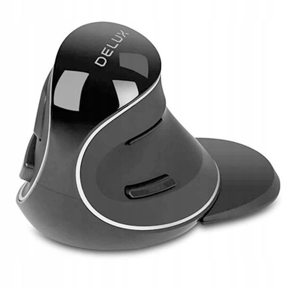 2 x Bezdrôtová vertikálna myš Delux M618pd Ergonomická myš Bluetooth 2