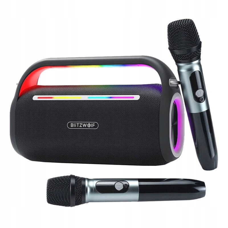 2 x bezdrôtový reproduktor Bt Karaoke Blitzwolf BW-WA7 120W
