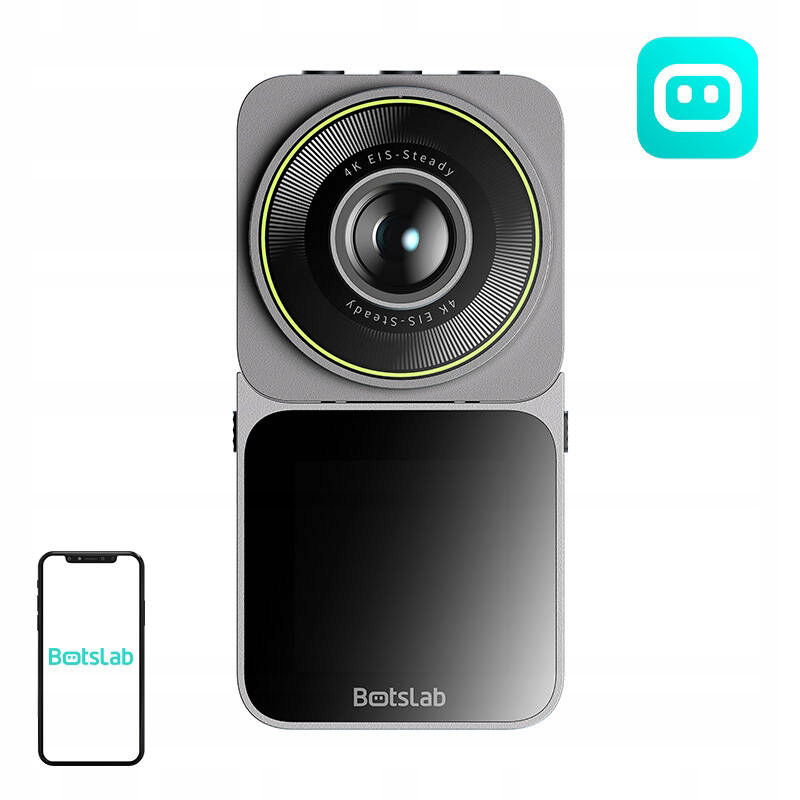 2 x Botslab Modulárny 2v1 videorekordér do auta V9H Športová kamera 4