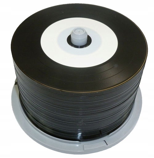 2 x Cd-r disky Vinyl Printable Čierny Nosič 50 kusov Traxdata Ritek