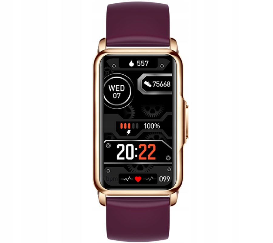 2 x Dámske hodinky Smartwatch Sms Kroki Pl Menu Puls