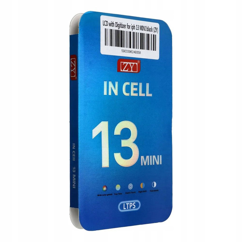 2 x displej pre iPhone 13 Mini s čiernym dotykovým displejom (zy-ltps)