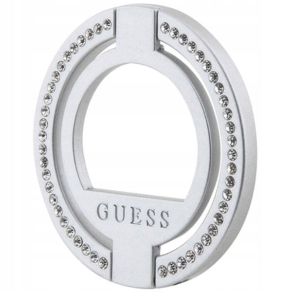 2 x Elegantná Rukoväť Guess Magsafe Prsteň S Kryštálikmi Strieborná