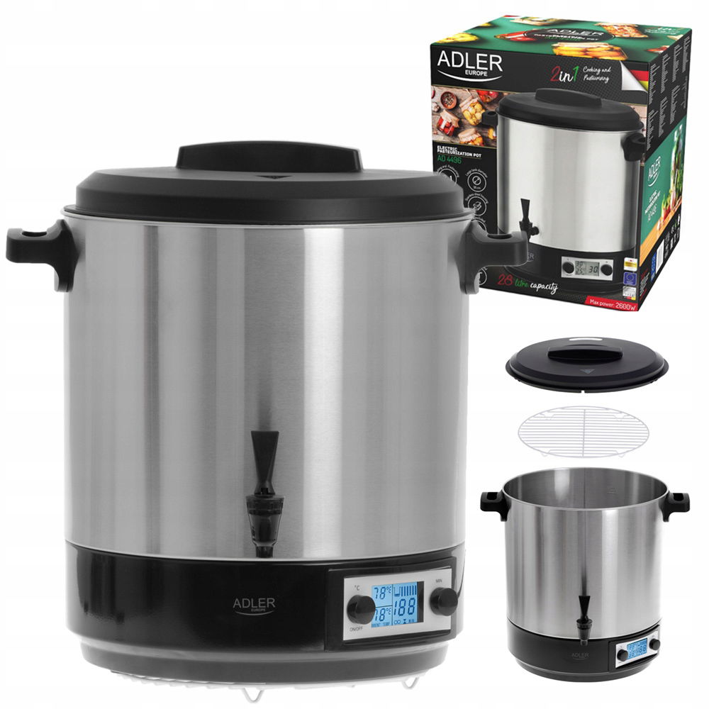 2 x Elektrický Hrniec Ohrievač Warnik 28L 2600W