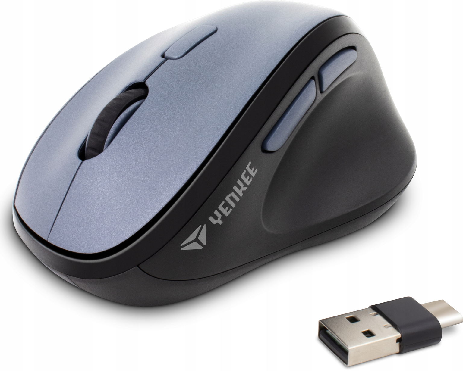 2 x Ergonomická bezdrôtová myš Yenkee Usb+usb-c
