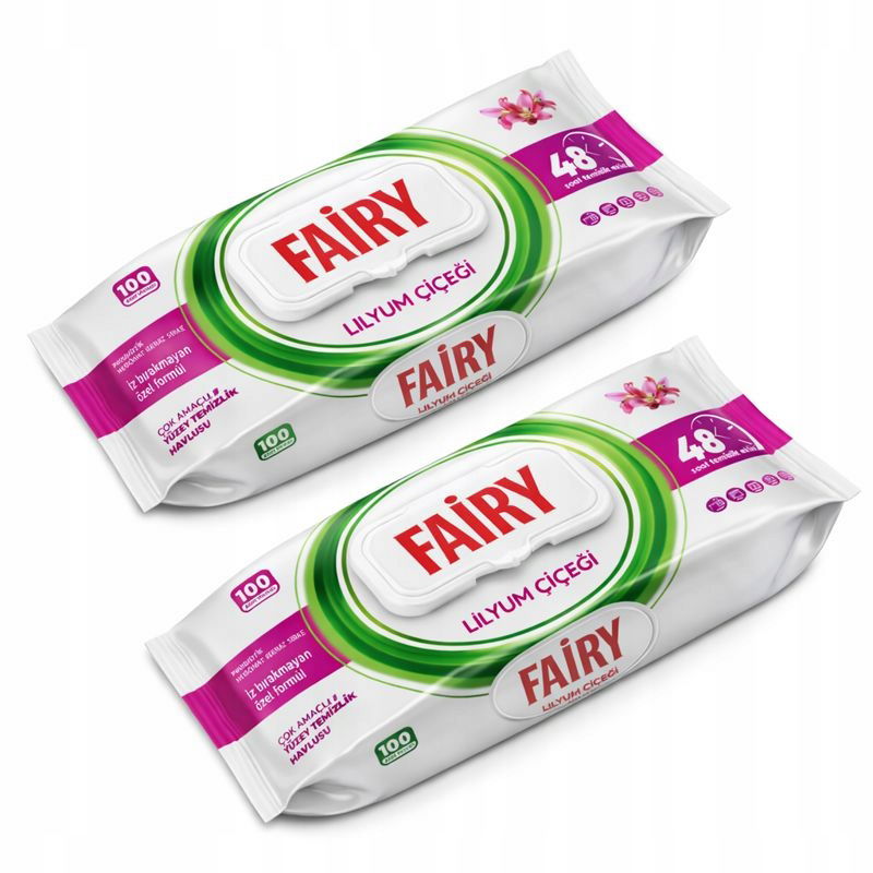 2 x Fairy XXL Utierky Univerzálne 100 ks Lilia
