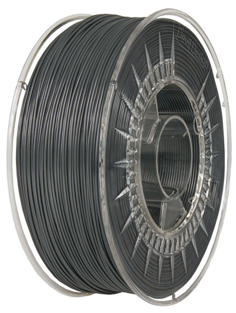 2 x Filament Devil Design Abs+ Dark Gray Tmavosivý 1,75 mm 1 kg