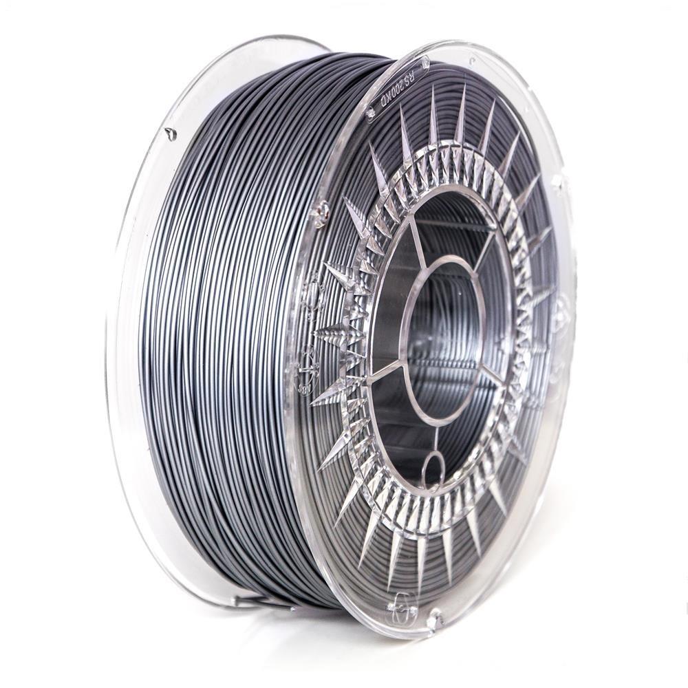 2 x Filament Devil Design Pla Silver Strieborný 1,75 mm 1 kg