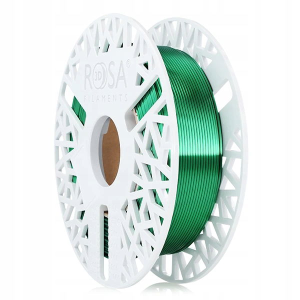 2 x Filament PLA-Silk Rosa3D Emerald Green Zelená 500 g