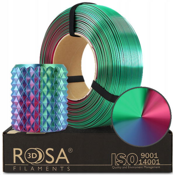 2 x Filament Refill Pla Magic Silk Rosa3D Aurora 1 kg