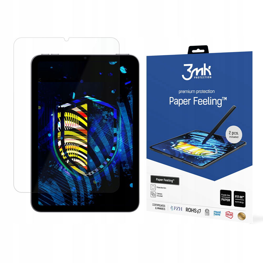 2 x Fólia Pre Ipad Mini 6 2021, 3MK Paperfeeling, 2KS