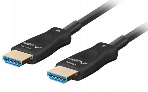 2 x kábel 50 m Hdmi Lanberg v2.1 Optický Aoc 8K Uhd