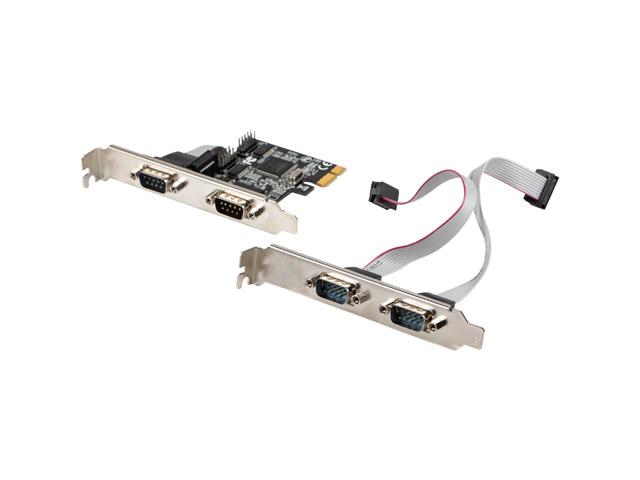 2 x karta Pci Express Lanberg Com 9Pin x4 Low Profile