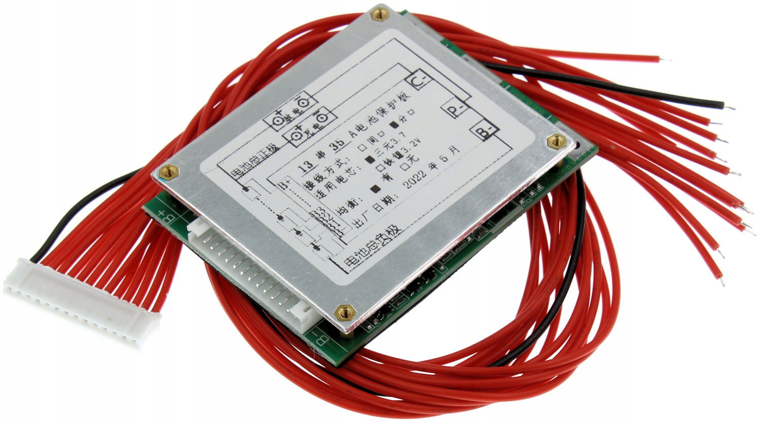 2 x Modul Bms 13s 48V 35A Li-ion 18650 Balanser