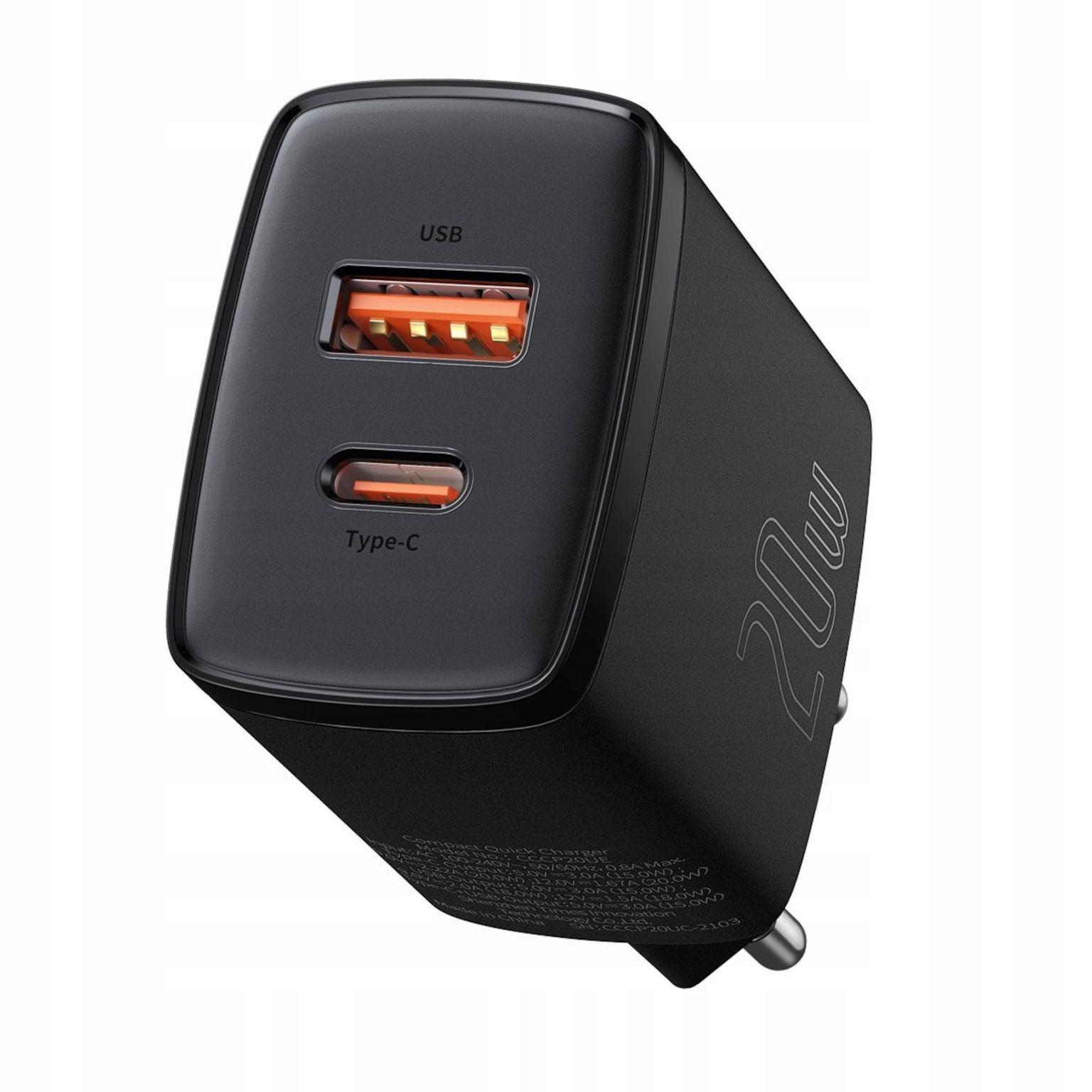 2 x Nabíjačka Baseus Qc Usb-c, Pd, 3A, 30W