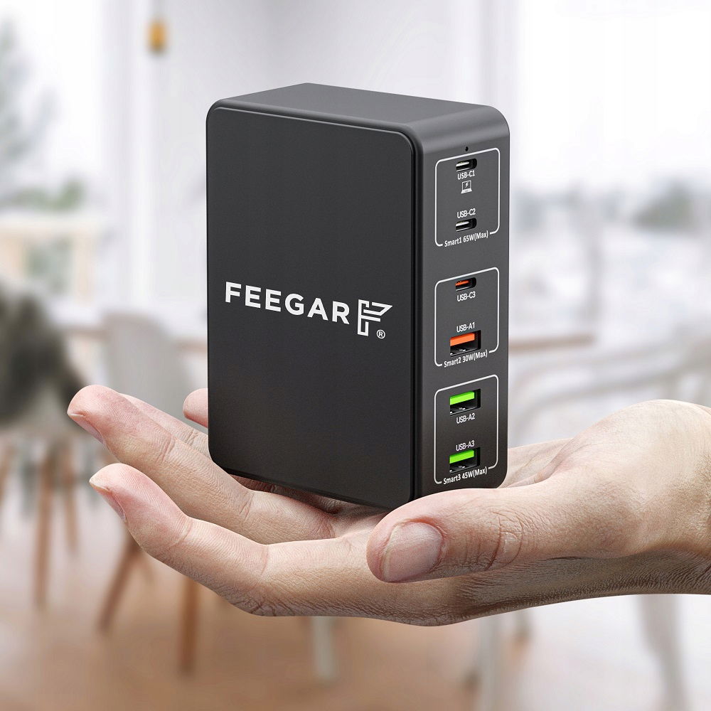 2 x Nabíjačka Sieťová Feegar Tower Pro 140W QC3.0