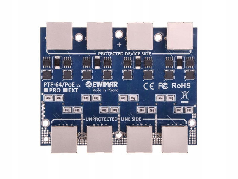 2 x Obmedzovač Prepätia PTF-64-ECO/POE Ewimar