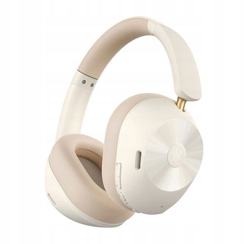 2 x OneOdio A5 Bezdrôtové Slúchadlá Na Uši Bluetooth 5.4 Ldac Anc Béžová